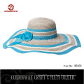 Paper braid ladies sun protection hat with bow